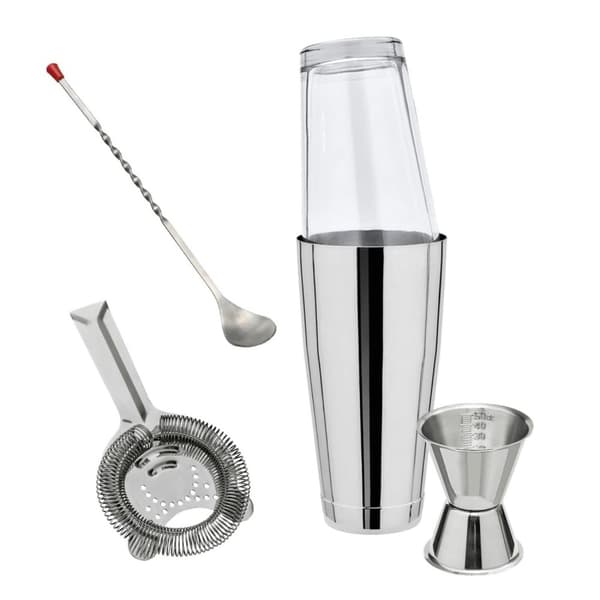 Cocktail-setti - Boston Shaker alkuperäisellä lasisekoituksella