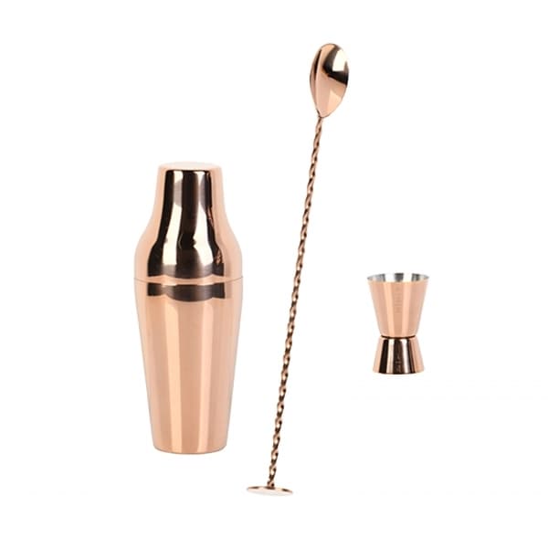 Sontell Bar Set Copper, 3 Pieces - Modern House