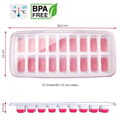 Pikkukuva 3 / 3: Luna Ice Cube Maker & Lid, 2-pack - Westmark
