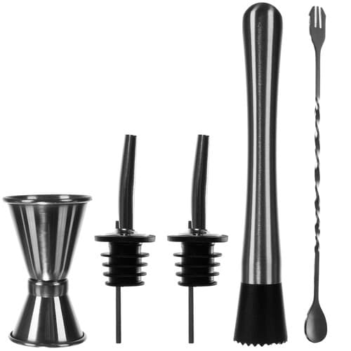 Bartender Kit med Shaker & Tilbehør - Barset / Cocktail Sæt