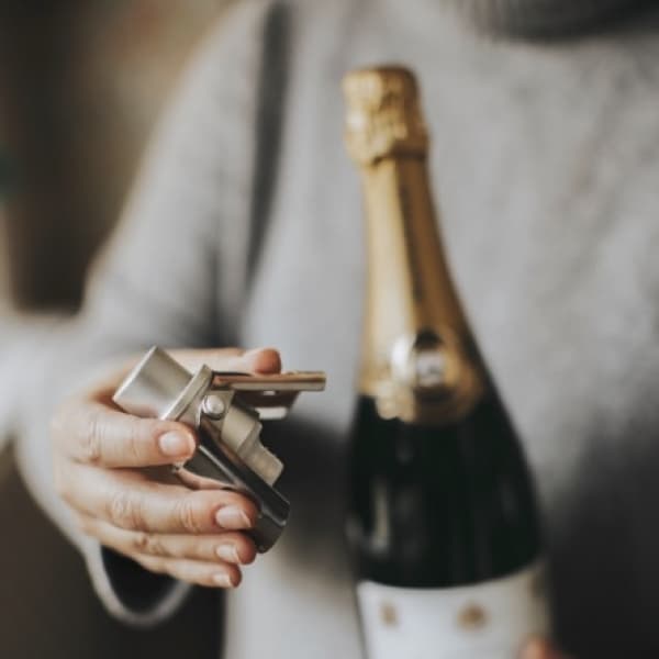 Pump It Champagne stopper Silver - Dorre