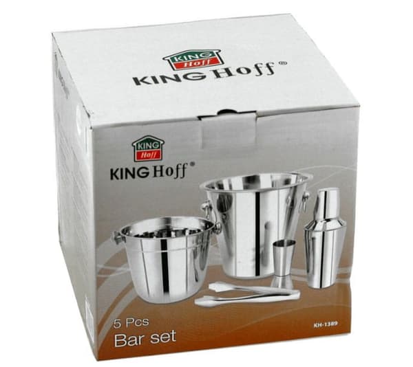 BAARIKKOSETTI KOKTAILILLE 5 ELEMENTTIÄ. KINGHOFF KH-1389