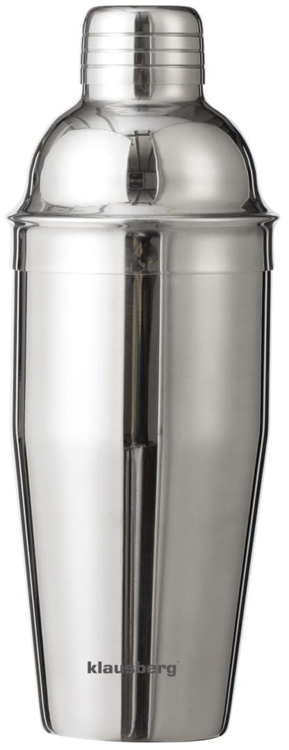 BAARIMEN SETTI JUOMAKOKTILILLE 12-KAPPALINEN SILVER SHAKER KLAUSBERG KB-7655