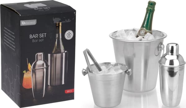 Bartenderset 4 delar Rostfritt