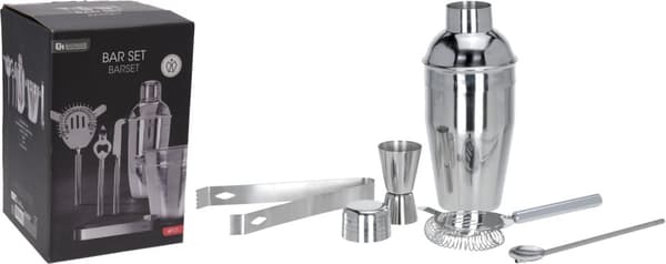 Bartenderset 6 delar Rostfritt