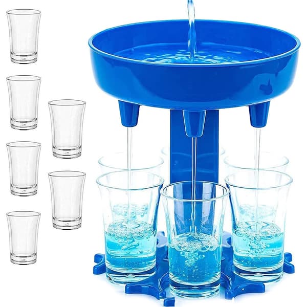 Shotglas Dispenser / Snapsglas - Fyll 6 glas samtidigt