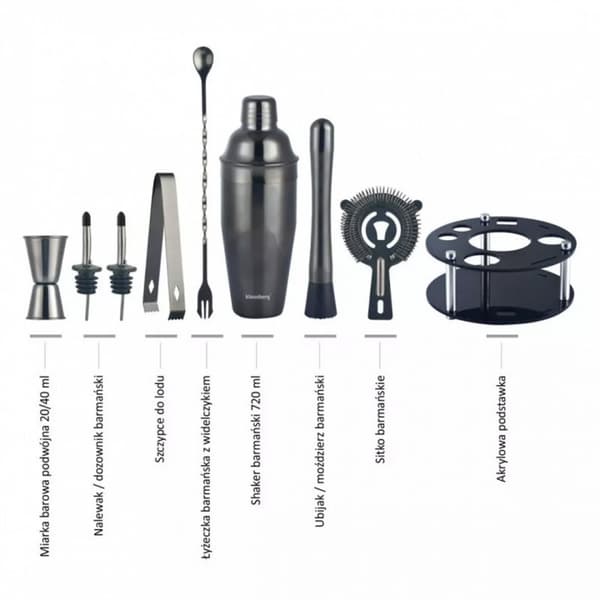 BARTMAN SET 9 ELEMENTS KLAUSBERG KB-7581