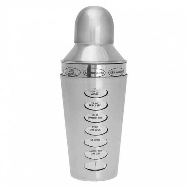 BARTMAN SHAKERI RESETEILLÄ 600 ml KINGHOFF KH-1393