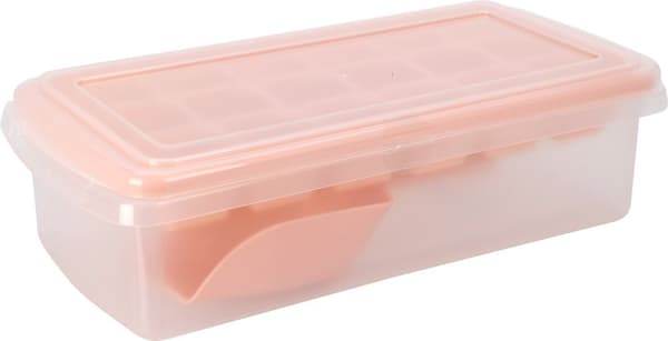 Iskub Förvaring Grön Rosa Grå Greige