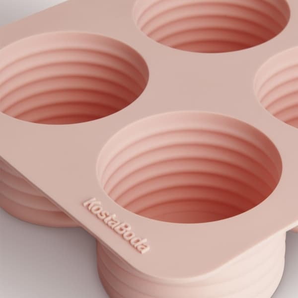 Viva Ice Cube Form Powder Pink, 13cl - Kosta Boda