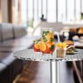 Miniatyrbillede 3 af 6: Cafebord i aluminium Ø60cm - 5,8 cm