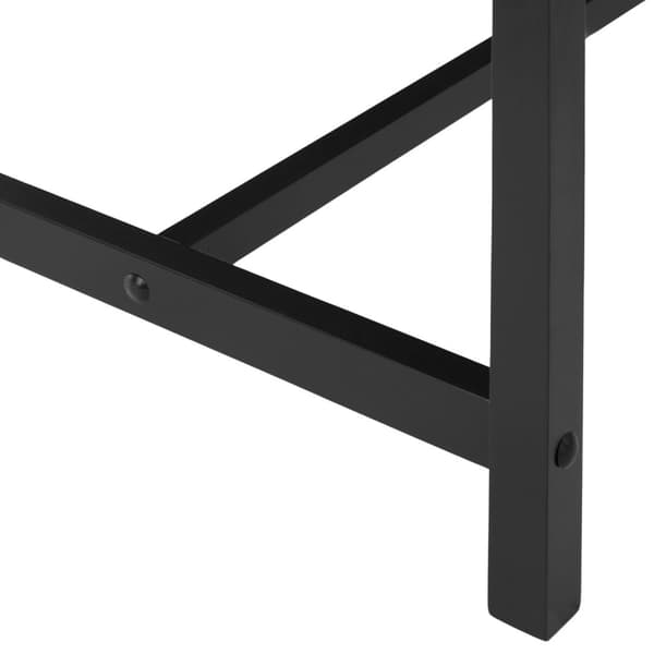 Polyrattan barbord Kutina 96x65x100cm - grå