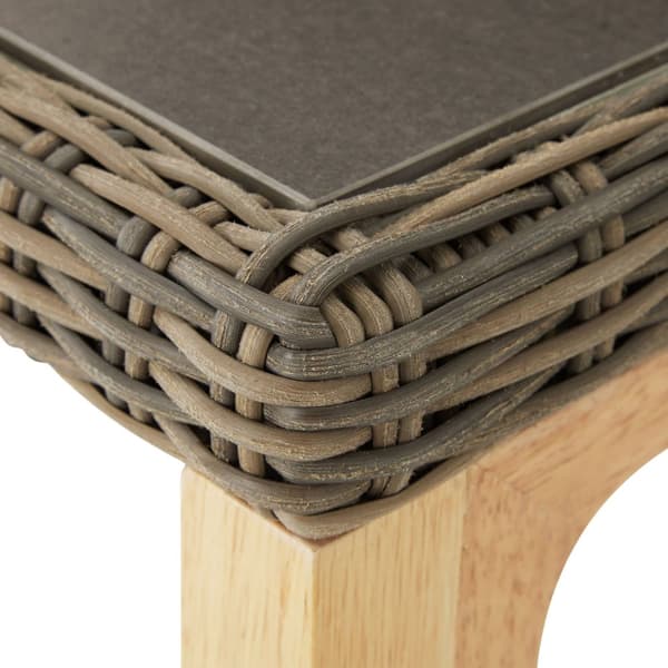 Polyrattan barbord Kutina 96x65x100cm - natur