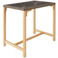 Miniatyrbillede 9 af 9: Polyrattan barbord Kutina 96x65x100cm - natur