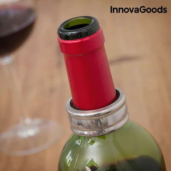 Vintillbehörsset med Screwpull korkskruv InnovaGoods (4 delar)