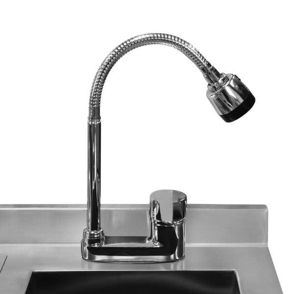 Cocktailbarstation Rustfrit Stål Isoleret Ismagasin Fritstående Arbejdsstation Flaskeholder Opvaskvask med Blander Glasvask Blenderhylde Boston Shaker