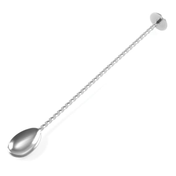 Ruostumattomasta teräksestä valmistettu baarimikon lusikka, pituus 266 mm - Hendi 593097