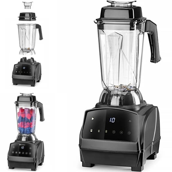 Elektronisk bartendermixer 3 hastigheter timer 2,5 l 1680 W