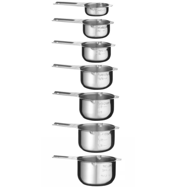 Köksbar mätkopp 30 / 60 / 80 / 120 / 160 / 180 / 240 ml - set med 7 st.