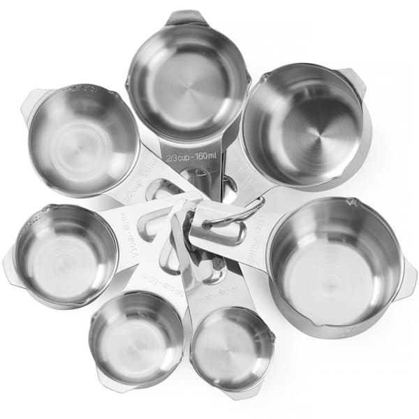Köksbar mätkopp 30 / 60 / 80 / 120 / 160 / 180 / 240 ml - set med 7 st.