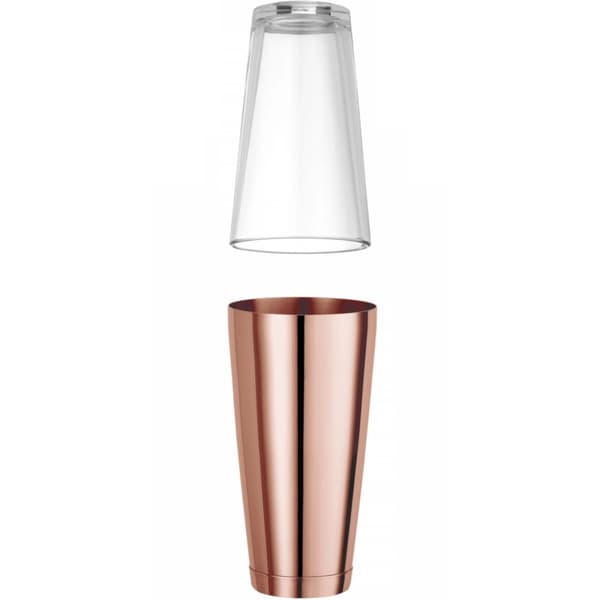 Boston shaker juomille ja cocktaileille 0,8 l - kupari