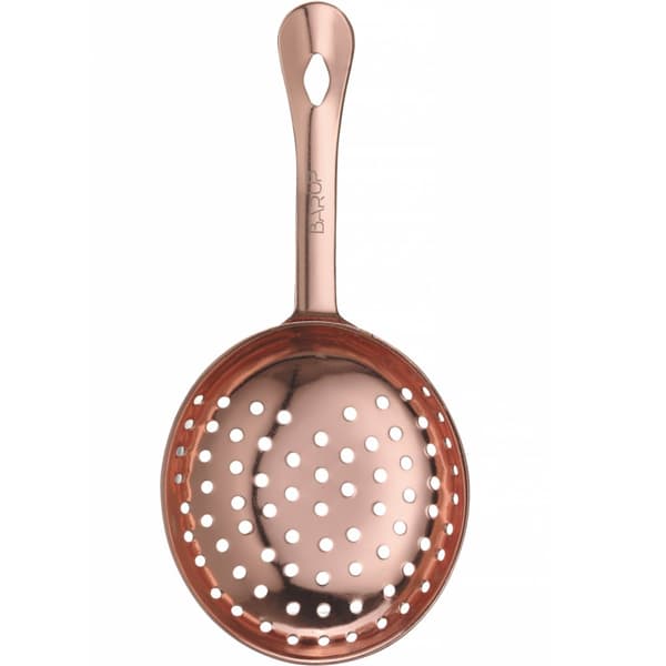 Bartendersil för silning av drinkar och cocktails Julep 160 x 76 mm - koppar