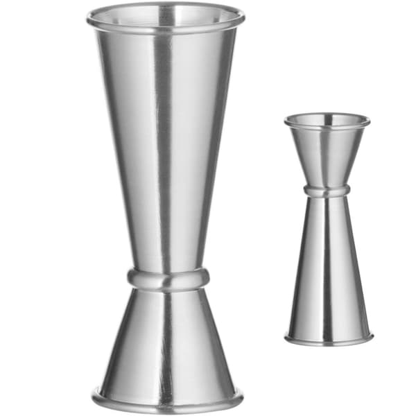 Dobbeltsidet bartendermål til drinks, cocktails, 25 ml og 50 ml