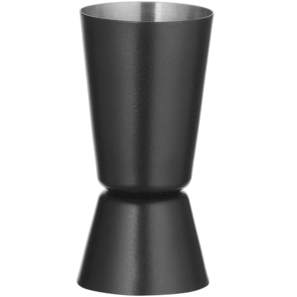 Kaksipuolinen baarimikko juomille, cocktaileille, 25 ml, 35 ml - musta