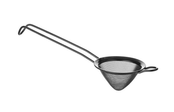 Konisk bartendersil i stål, dia. 75 mm svart