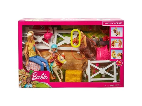 Barbie Dolls, Horses and Accessories, Jente, 3 år, Jente, 330,2 mm, Flerfarget