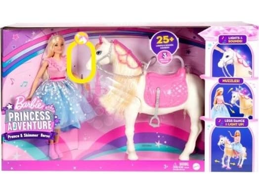 Barbie Adventures of Princesses Saint Horse, Hest & dukke / sound GML79 / 2