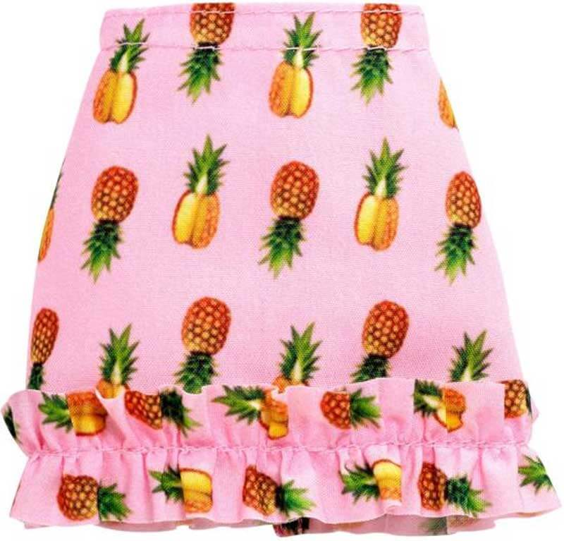 Barbie Fashion Kjol Rosa med frukter FXH84