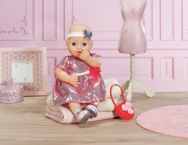 DUKKETILBEHØR - BABY ANNABELL DELUXE KJOLESETT 43 CM
