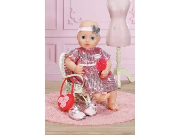 DUKKETILBEHØR - BABY ANNABELL DELUXE KJOLESETT 43 CM