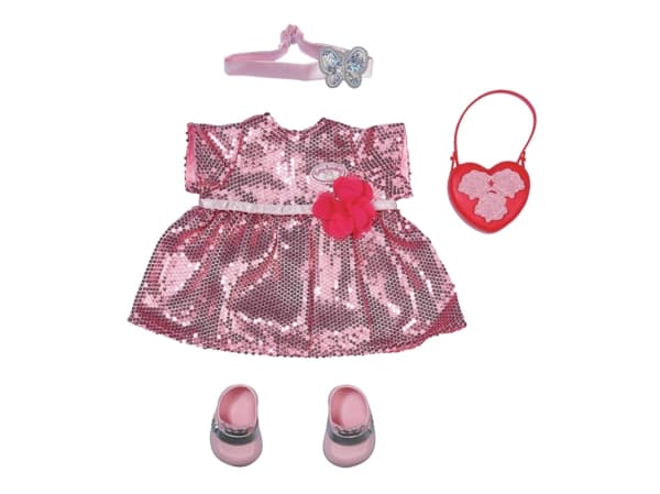 DUKKETILBEHØR - BABY ANNABELL DELUXE KJOLESETT 43 CM