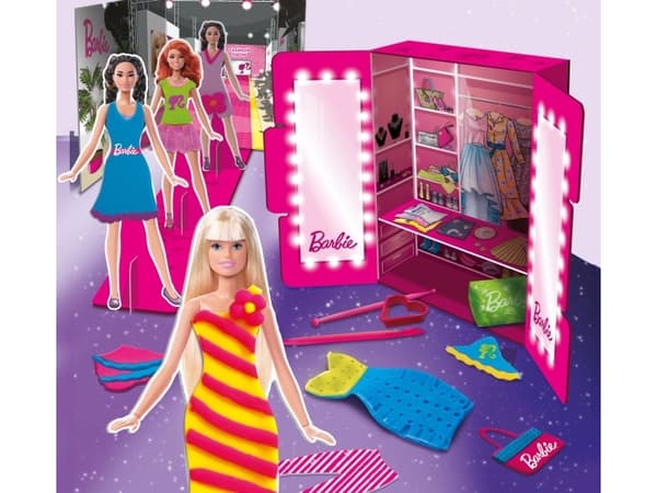 Lisciani BARBIE DOUGH FASHION SHOW, Håndverkssett for barn, 5 år, Flerfarget