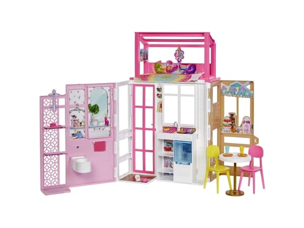 Mattel Barbie - Kompakt dukkehus (HCD47)