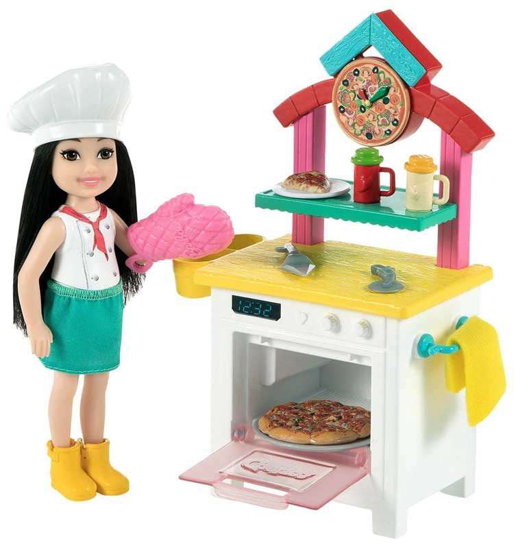 Barbie Chelsea Can Be Karriär Pizzabagar lekset