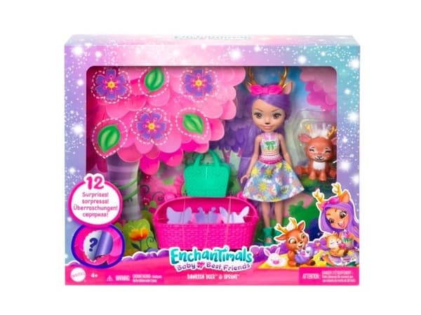 Mattel Enchantimals BFF Reveal Danessa Deer Doll + Surprise Animals HLK84 (HLK83)