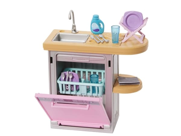 Mattel Barbie Kjøkkenmøbler + tilbehør (HJV34)