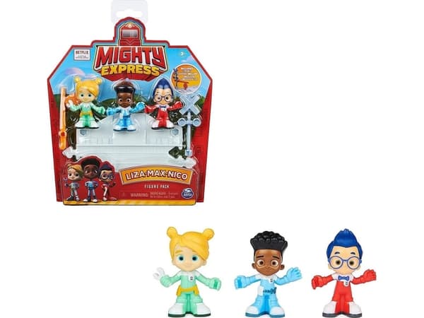 Spin Master Mighty Express Children's Figures Set of 3, play figure