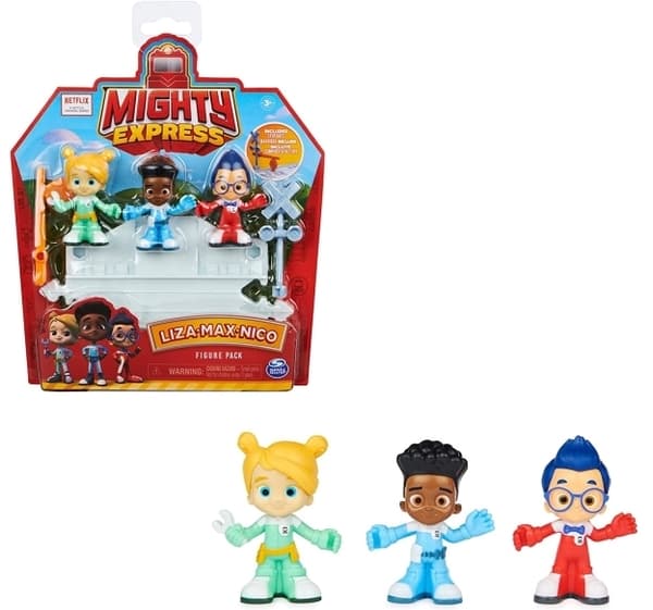 Spin Master Mighty Express Children's Figures Set of 3, play figure