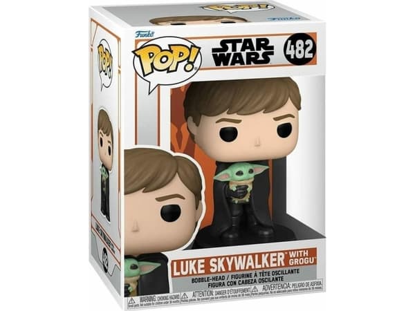 Funko Pop Figure Funko POP! Star Wars Mandalorian Luke Skywalker Grogu Vinyl Figure 482 58290