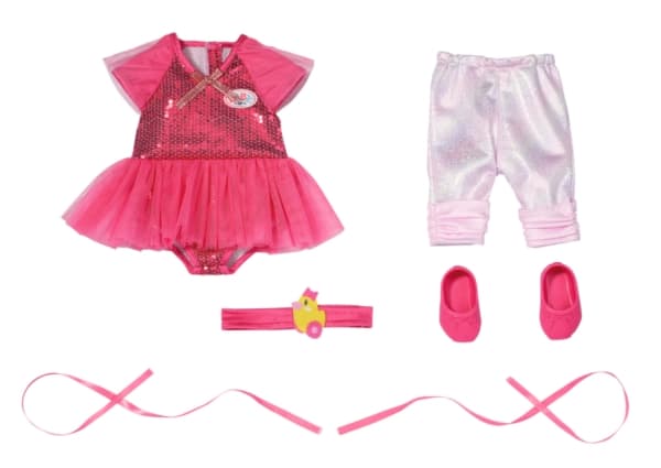 DUKKEKLÆR - BABY BORN DELUXE BALLERINA SETT 43CM