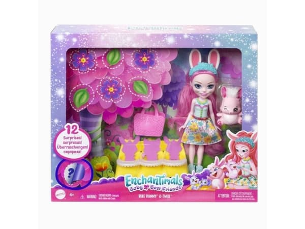 Mattel Enchantimals BFF Reveal Doll + overraskelsesdyr HLK85