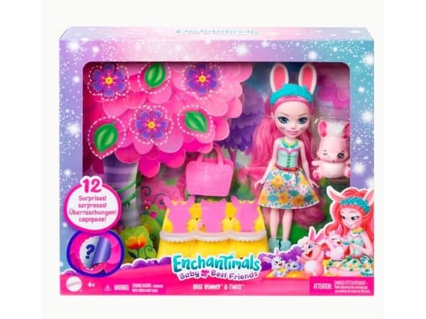 Mattel Enchantimals BFF Reveal Doll + overraskelsesdyr HLK85