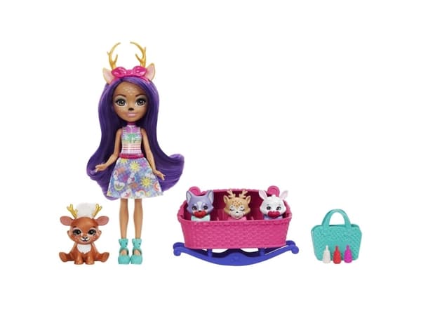 Mattel Enchantimals BFF Reveal Danessa Hjortdocka + överraskningsdjur HLK84 (HLK83)