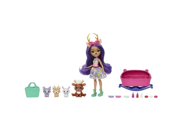 Mattel Enchantimals BFF Reveal Danessa Hjortdocka + överraskningsdjur HLK84 (HLK83)