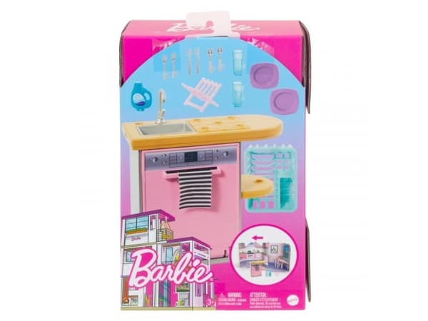 Mattel Barbie Köksmöbler + Tillbehör (HJV34)