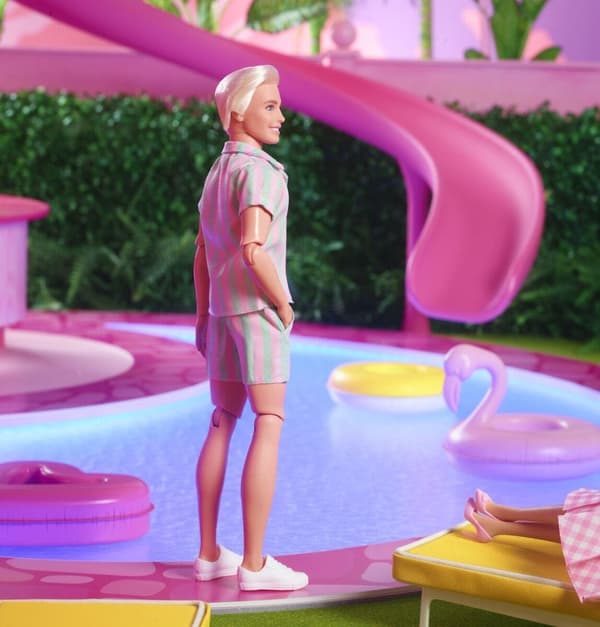 Barbie The Movie Collectible Doll Beachy Ken with Surfboard